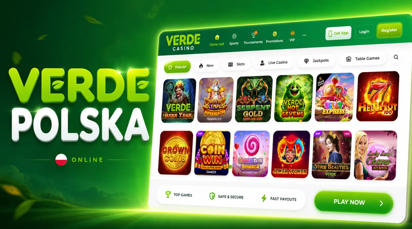 Verde Casino Polska Łączy Prosty Start z Bonusem i Grą Online